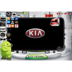 Radio dedykowane Kia Rio 2017r. w górę Android 9/10 CPU 8x1.87GHz Ram4GB Dysk32GB DSP DVD GPS Ekran HD MultiTouch OBD2 DVR DVBT BT Kam